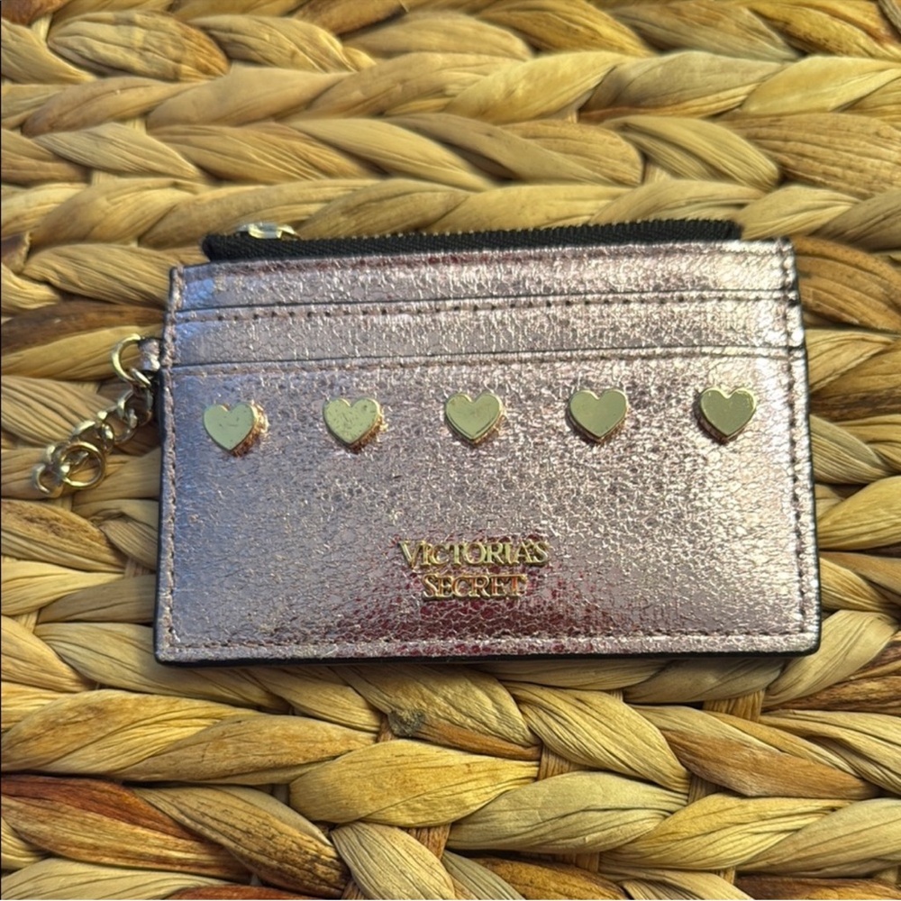 Victoria's Secret Pink Metallic Card Holder